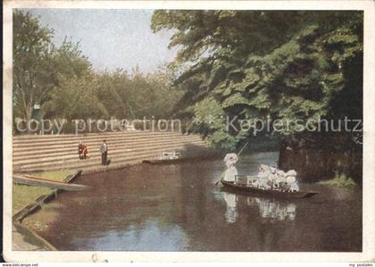 Luebben Spreewald Hafen Burg Boot Tracht