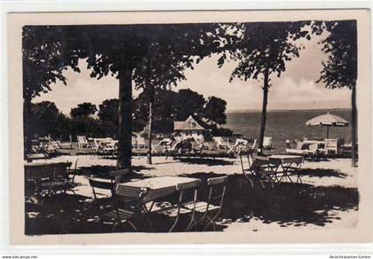 39072012 - Luebeck Travemuende, Restaurant u. Café Hermannshoehe gelaufen, 1944. Gute Erhaltung.