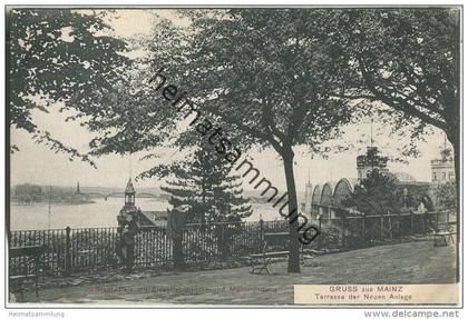 Mainz - Terrasse der Neuen Anlage - Verlag Kaspar Suder Mainz