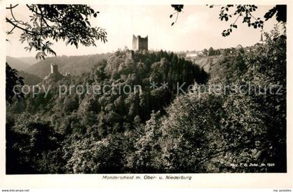 42983010 Manderscheid Eifel Oberburg Niederburg