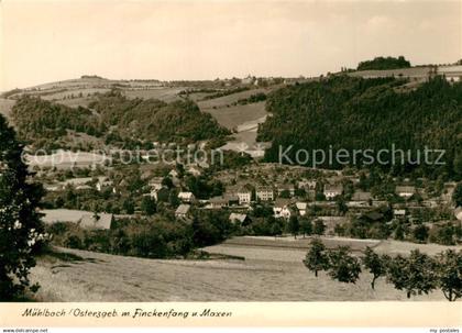 43349985 Muehlbach Mueglitztal Panorama mit Finckenfang und Maxen Handabzug