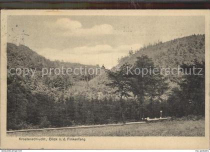 Maxen Kroatenschlucht mit Finkenfang