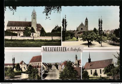 AK Meckenbeuren b. Bodensee, Kirchen und Gebäudeansichten