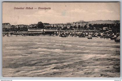 (Mecklembourg-Poméranie occidentale) 011, Ostseebad Ahlbeck, Strandpartie