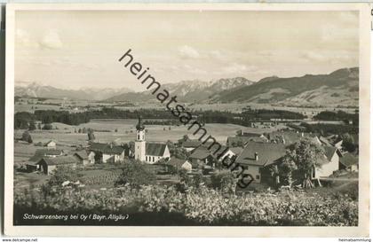 Oy-Mittelberg - Schwarzenberg - Foto-Ansichtskarte - Verlag M. Schall Haag/Mittelberg