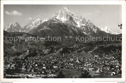 72501250 Mittenwald Bayern Panorama Mittenwald