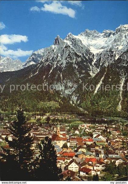 72520413 Mittenwald Bayern Karwendelgebirge Mittenwald