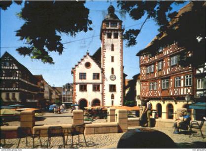 70115250 Mosbach Baden Mosbach Marktplatz Rathaus x 1988