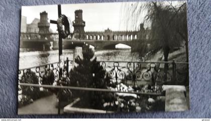 MUR DE BERLIN MONUMENT AU PONT OBERBAUM FORMAT ANCIEN