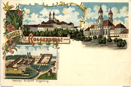 Gruss aus Roggenburg - Litho