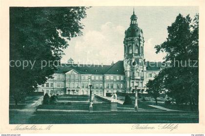 73696261 Neustrelitz Residenz Schloss Kupfertiefdruck Neustrelitz