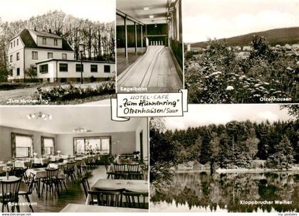 73870283 Otzenhausen Saar Nonnweiler Hotel Cafe Zum Hunnenring Kegelbahn Panoram