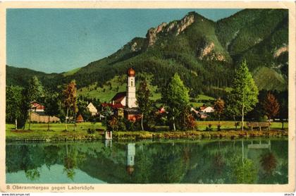 CPA AK Oberammergau - Oberammergau gegen Laberkopfe GERMANY (966098)