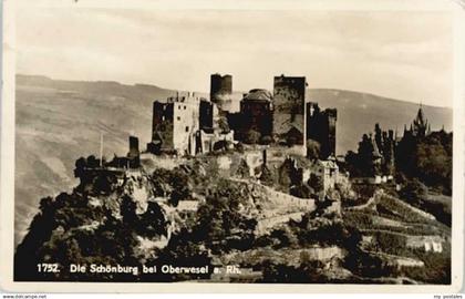 70027243 Oberwesel Rhein Oberwesel Schoenburg x