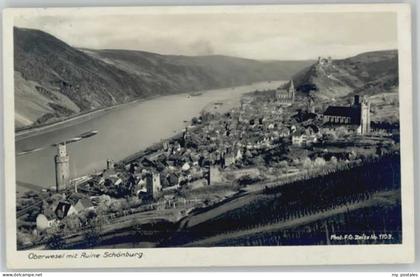 70126787 Oberwesel Rhein Oberwesel Ruine Schoenburg x Oberwesel