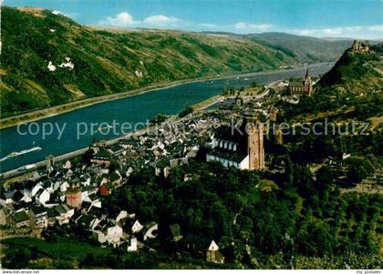 72883434 Oberwesel Rhein Fliegeraufnahme Oberwesel