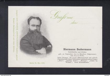 Ostpreussen  AK Hermann Sudermann