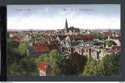 AK Neuss 1920 Blick über Neuss, coloriert (PK0099