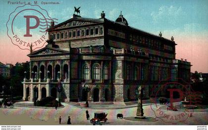 FRANKFURT OPERNHAUS     ALEMANIA GERMANY DEUTSCHLAND TEATRO THEATER  theatrecollection