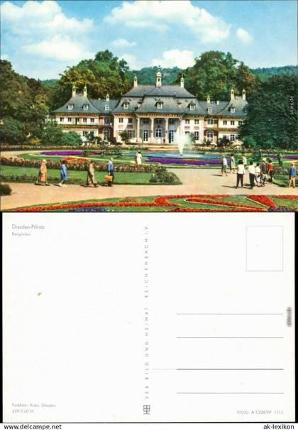 Ansichtskarte Pillnitz Schloss Pillnitz - Bergpalais 1969