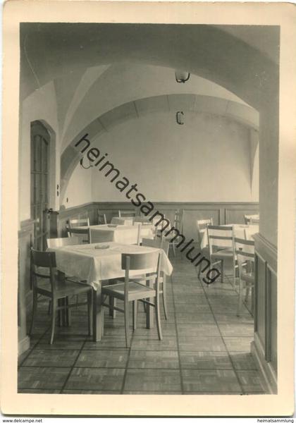 Pössneck - HO-Gaststätte Burg Ranis - Foto-AK Grossformat Handdruck 50er Jahre - Verlag Photo Kohl-Otte Pößneck