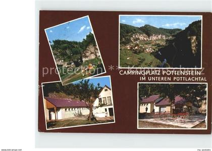 72038419 Pottenstein Oberfranken Campingplatz Pottenstein