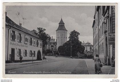 Rastatt old postcard travelled 1943 Rastatt pmk b180725