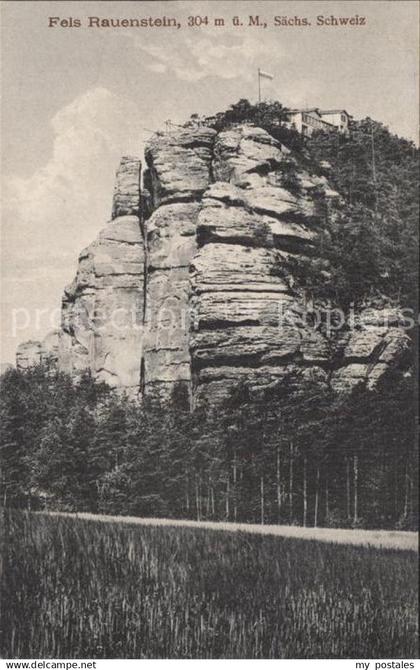 Saechsische Schweiz Fels Rauenstein