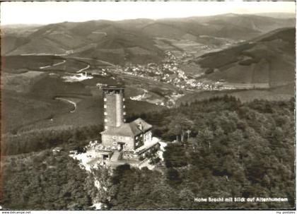 70114645 Lennestadt Hohe Bracht Fliegeraufnahme ungelaufen ca. 1965