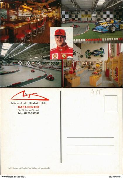 Ansichtskarte Kerpen Sindorf Michael SCHUMACHER Kart Center 1998