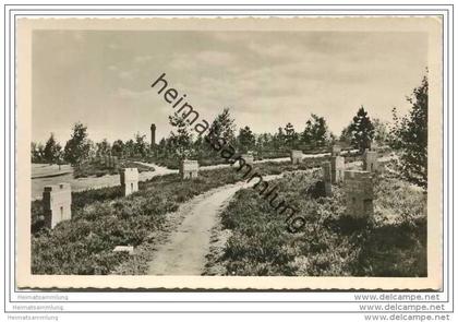 Hürtgenwald - Ehrenfriedhof Hürtgen Kreis Düren - Foto-AK 50er Jahre