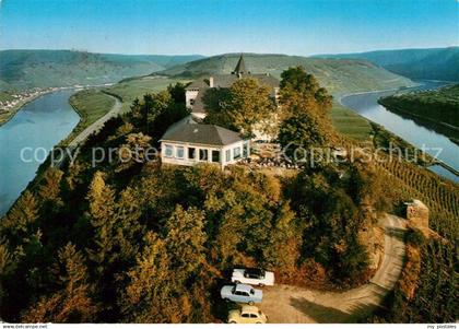 73010181 Zell Mosel Berghotel Marienburg Fliegeraufnahme Zell