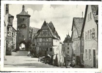 70094082 Rothenburg Tauber Rothenburg Tauber Ploenlein x 1955 Rothenburg