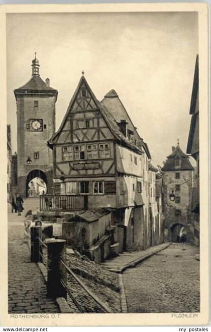 70127689 Rothenburg Tauber Rothenburg Gasthaus Zum Ploenlein *