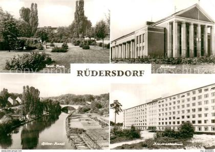 73718302 Ruedersdorf Berlin Torall-Platz Klubhaus Kreiskrankenhaus  Ruedersdorf