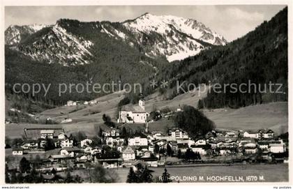 43099781 Ruhpolding Gesamtansicht mit Hochfelln Chiemgauer Alpen