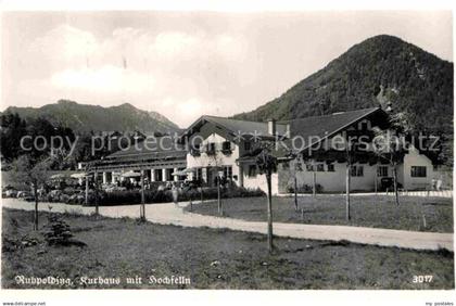 72880287 Ruhpolding Kurhaus mit Hochfelln Chiemgauer Alpen