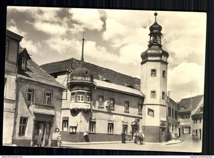 Gerbstedt Kr. Hettstedt, Marktplatz mit Rathaus