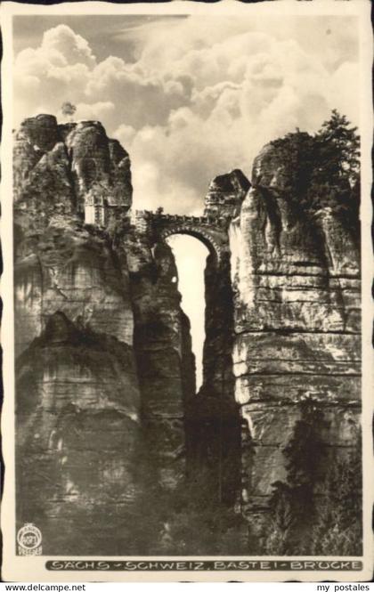 70880664 Wehlen Sachsen Wehlen [Stempelabschlag] Bastei Bruecke x Wehlen