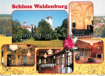 73182442 Waldenburg Sachsen Schloss Waldenburg Kapelle Saal Schlossbibliothek