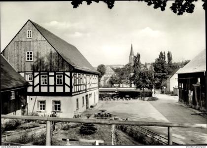 CPA Dorfchemnitz Zwönitz im Erzgebirge, Dorfmuseum Knochenstampfe