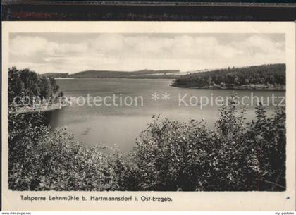 Hartmannsdorf-Dippoldiswalde Talsperre Lehnmuehle Stausee