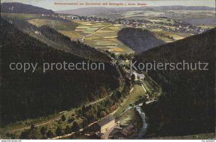 Schwarzwassertal Erzgebirge am Hirschstein