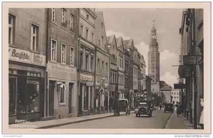 AK Boleslawiec Bunzlau Oberstrasse Gasthof Hotel Laden bei Liegnitz Legnica Löwenberg Lwowek Haynau Chojnow Naumburg