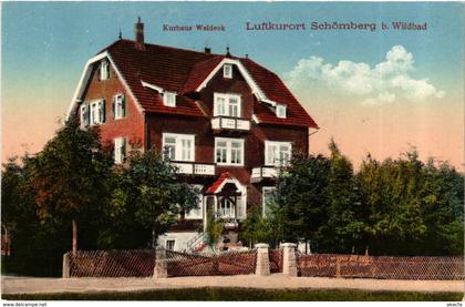 CPA AK Schomberg - Schomberg b. Wildbad - Kurhaus Waldeck GERMANY (910397)