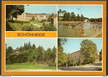 C8656 - TOP Schönheide Freibad Schule Neubaugebiet - Bild und Heimat Reichenbach