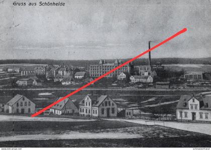 REPRO AK Schönheide Fabrik Bahnstrecke Bahnhof ? a Eibenstock Auerbach Stützengrün Rothenkirchen Aue Vogtland Erzgebirge