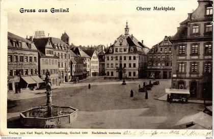 CPA AK Schwabisch Gmünd – Gmünd – Oberer Marktplatz GERMANY (857335)