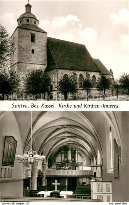 73212571 Sontra Kirche Inneres Orgel