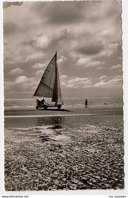 70046564 St Peter-Ording St Peter-Ording Segelschlitten x 1955